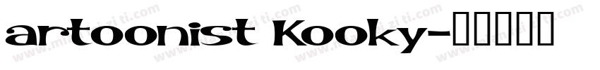 artoonist Kooky字体转换